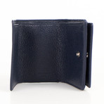 Metallic Mini Wallet // Blue