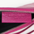 Classic Pouch Zip Around Clutch Wallet // Pink