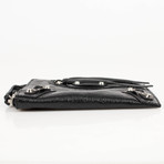 Pebbled Classic Pouch XS Wallet // Black