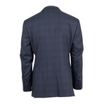Plaid Wool 2 Button Suit V2 // Navy (Euro: 50R)