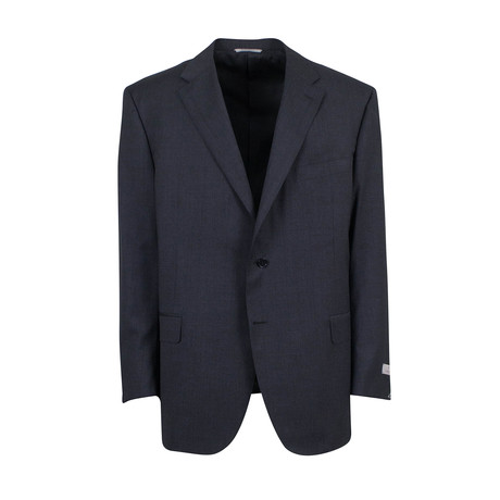 Gray Glen Plaid Wool 2 Button Suit  // Gray (Euro: 60R)