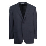 Plaid Pattern Wool 2 Button Suit // Gray (US: 48S)