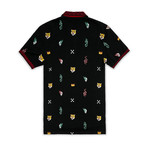 Royal Skull Print Polo (S)