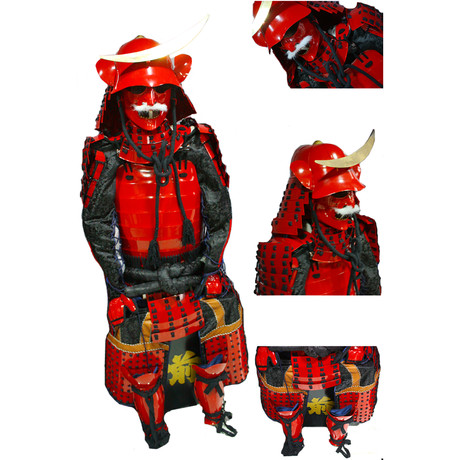 Musashi Japanese // Japanese Full Body Armor // Red + Black