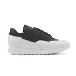 Trajan Calfskin Sneakers // White + Black (US: 11)