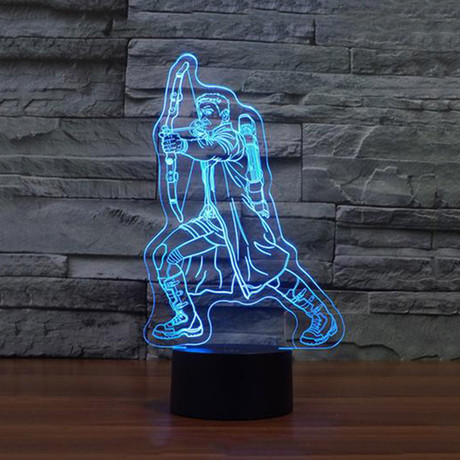 3D LED Hologram Lamp // Hawkeye