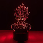 3D LED Hologram Lamp // Super Saiyan God Goku