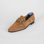 Suede Leather Shoes // Brown (US: 6.5)