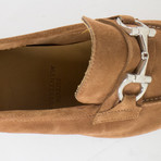 Suede Leather Shoes // Brown (US: 6.5)