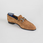 Suede Leather Shoes // Brown (US: 6.5)