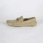 Suede Leather Moccasins // Beige (US: 9)