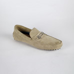Suede Leather Moccasins // Beige (US: 9)