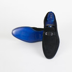 Suede Leather Loafers // Black (US: 6)