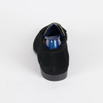 Suede Leather Loafers // Black (US: 6)