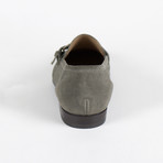 Suede Leather Cross-Strap Shoes // Gray (US: 11)