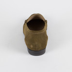 Suede Leather Jerry Penny Loafers // Brown (US: 10.5)