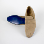 Suede Leather Samson Penny Loafers // Brown (US: 9)
