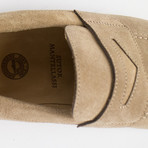 Suede Leather Samson Penny Loafers // Brown (US: 9)