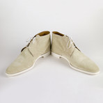 Ivory Suede Leather Chukka Boots // Ivory (US: 10)