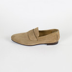 Suede Leather Samson Penny Loafers // Brown (US: 9)