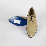 Suede Leather Oxfords // Tan (US: 9)