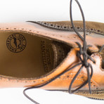 Leather & Suede Oxfords // Brown (US: 9)