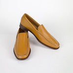 Cognac Leather Loafers // Brown (US: 11)