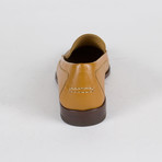 Cognac Leather Loafers // Brown (US: 11)