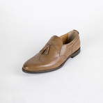 Leather Tassel Wingtip Shoes // Taupe (US: 9)