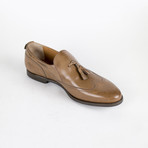 Leather Tassel Wingtip Shoes // Taupe (US: 9)