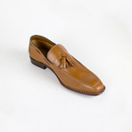 Leather Tassel Loafers // Brown (US: 9.5)
