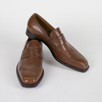 Leather Kingston Penny Loafers // Brown (US: 12)
