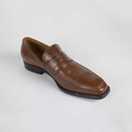 Leather Kingston Penny Loafers // Brown (US: 12)
