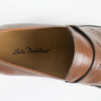 Leather Kingston Penny Loafers // Brown (US: 12)