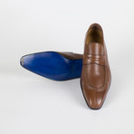 Leather Johnson Penny Loafers // Brown (US: 8.5)