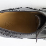 Leather Wing Tip Oxfords // Brown (US: 7)