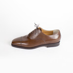 Leather Laceup Oxfords // Brown (US: 11)