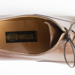 Leather Laceup Oxfords // Brown (US: 11)