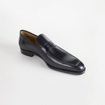 Leather Penny Loafers // Blue (US: 17)
