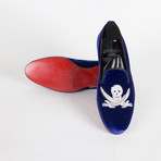 Velvet Pirate Monogram Slippers // Purple (US: 8)