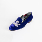Velvet Pirate Monogram Slippers // Purple (US: 8)