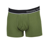 Solid Boxer Trunk // Olive (2XL)