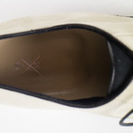 Suede Leather Oxfords // Black + Ivory (US: 11)