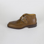 Leather Monkstrap Boots // Brown (US: 10)