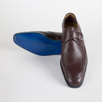 Leather Monkstrap Shoes // Burgundy (US: 10.5)