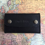 Leather Key Holder // Black (Black)