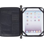 Leather iPad Case Organizer // Black (Black)