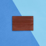 Men's Leather Credit Card Holder // Tan (Tan)