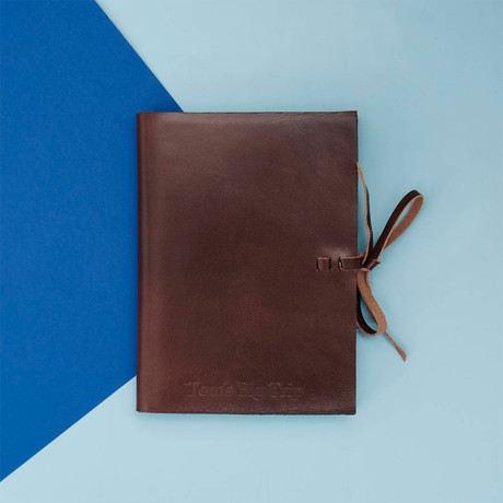Leather Notebook // Dark Brown (Dark Brown)