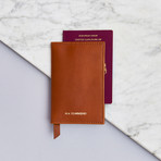 Leather Passport Cover // Dark Tan (Dark Tan)